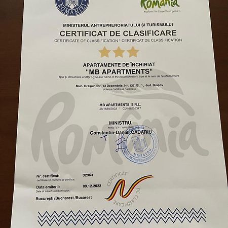 Mb Apartments 2 Braşov Dış mekan fotoğraf